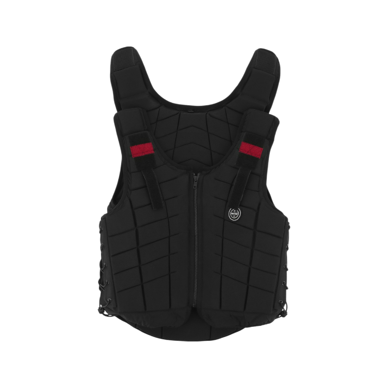 Equithème - Gilet de protection adulte Tyr noir