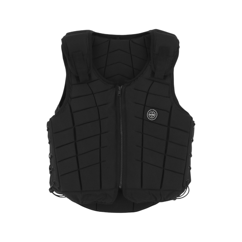 Equithème - Gilet de protection adulte Tyr noir