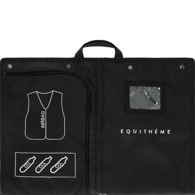 Equithème - Housse de protection pour gilet airbag noir