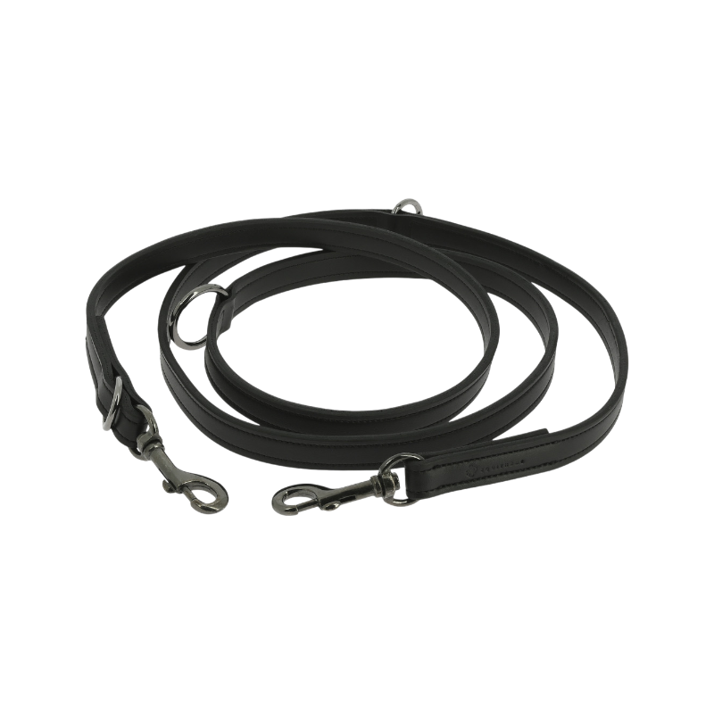 Equithème - Laisse pour chien Vortex noir