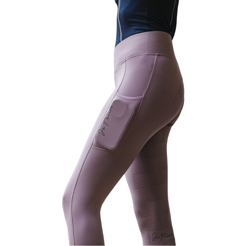 Equithème - Legging Je t'aime femme Flora vieux rose | - Ohlala
