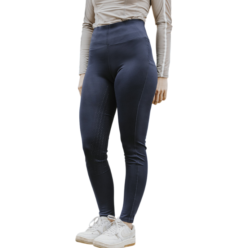 Equithème - Legging d'équitation femme Joyce marine
