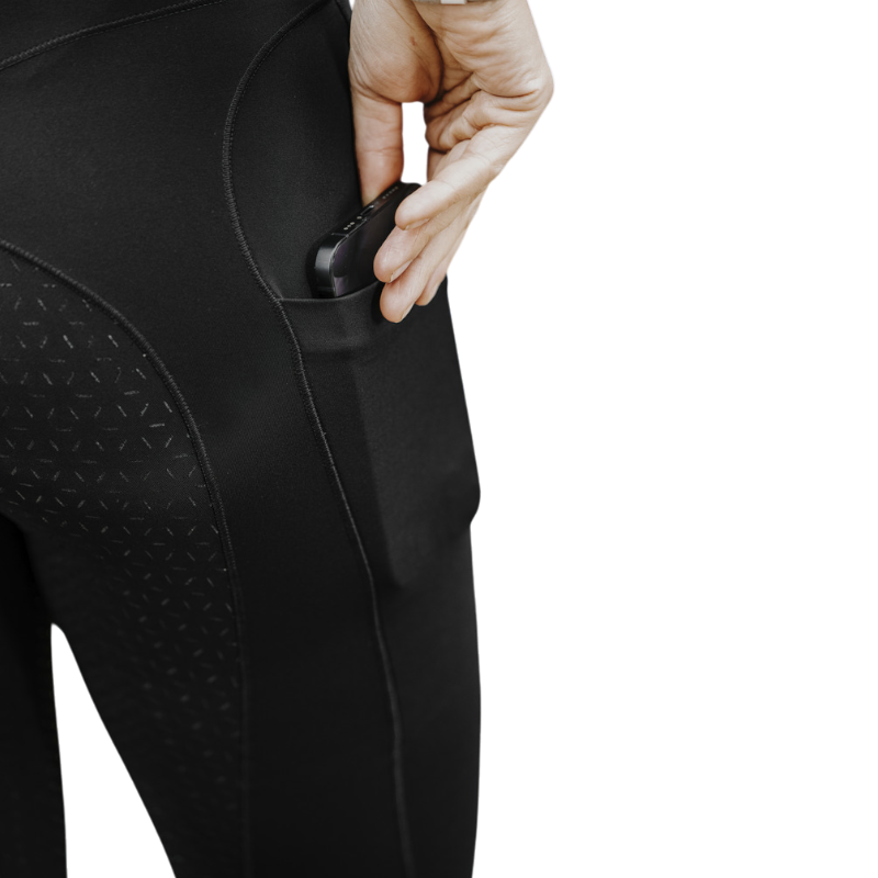 Equithème - Legging d'équitation femme Joyce noir