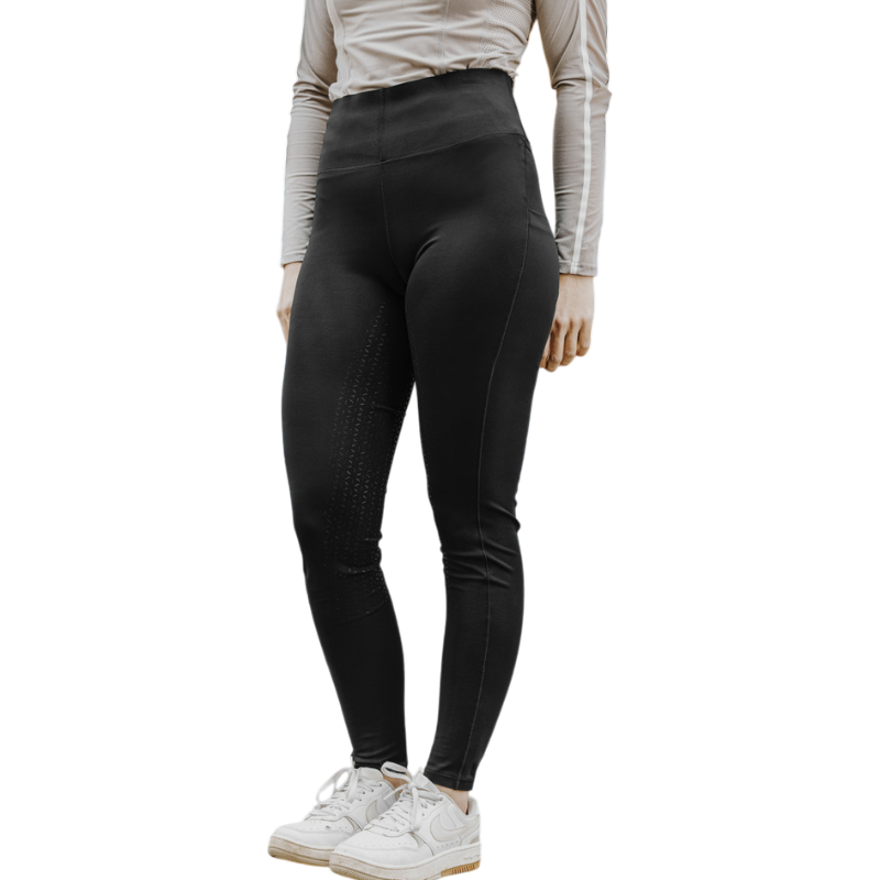 Equithème - Legging d'équitation femme Joyce noir