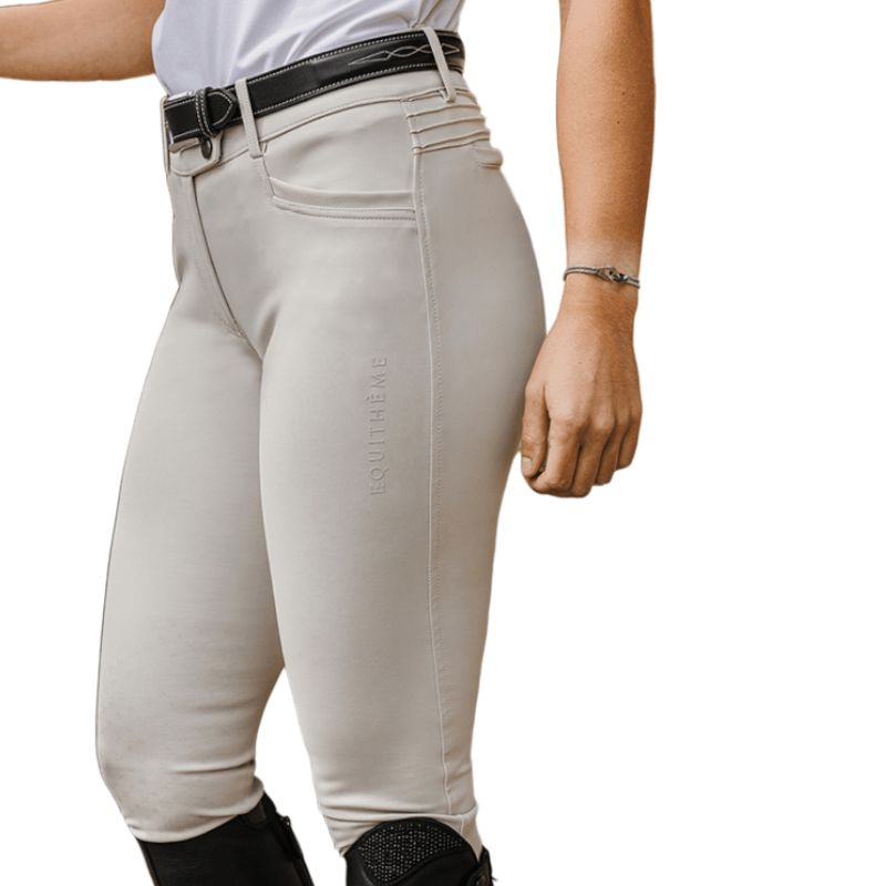 Equithème - Pantalon d'équitation femme Jessie beige