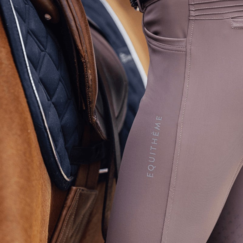 Equithème - Pantalon d'équitation femme Jessie taupe