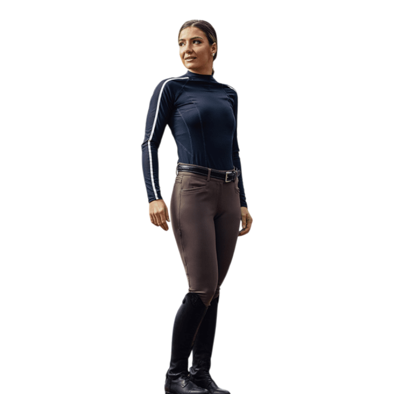 Equithème - Pantalon d'équitation femme Jessie taupe
