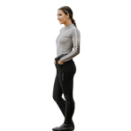 Equithème - Pantalon d'équitation femme Beverly noir | - Ohlala
