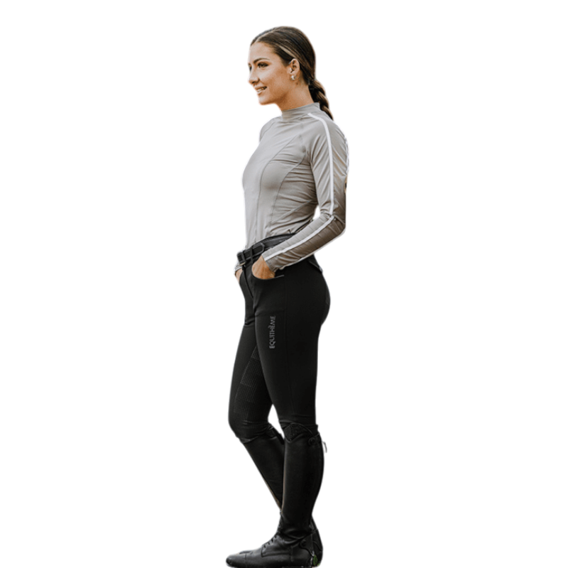 Equithème - Pantalon d'équitation femme Beverly noir