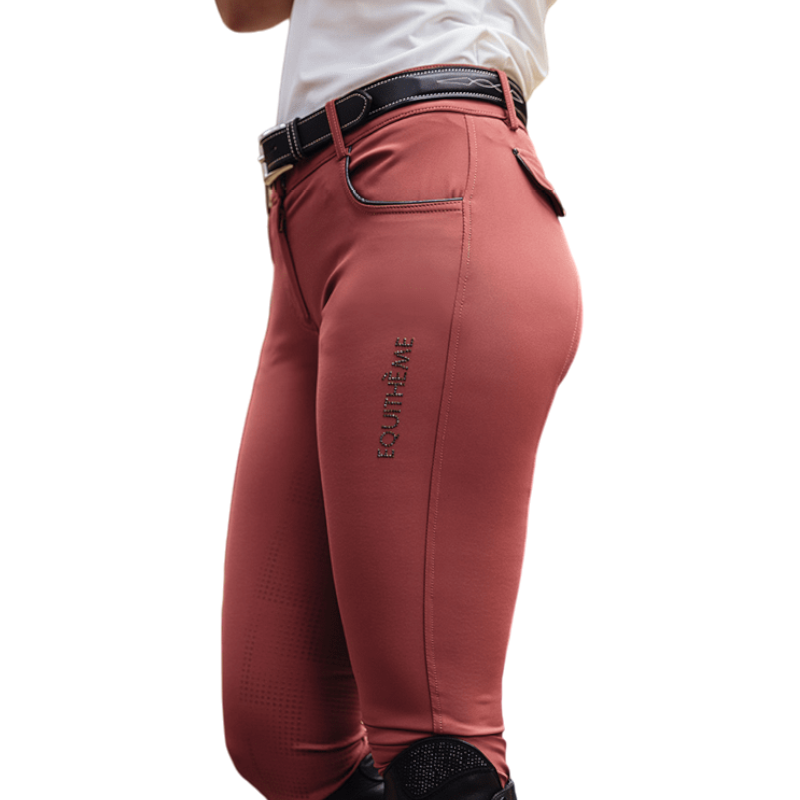 Equithème - Pantalon d'équitation femme Beverly rose