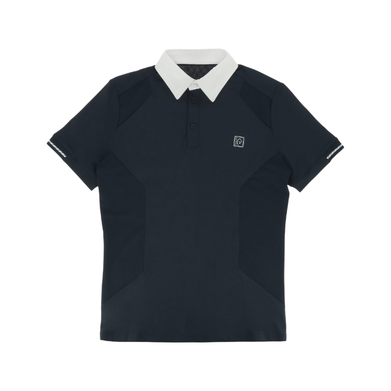 Equithème - Polo manches courtes homme Victor marine
