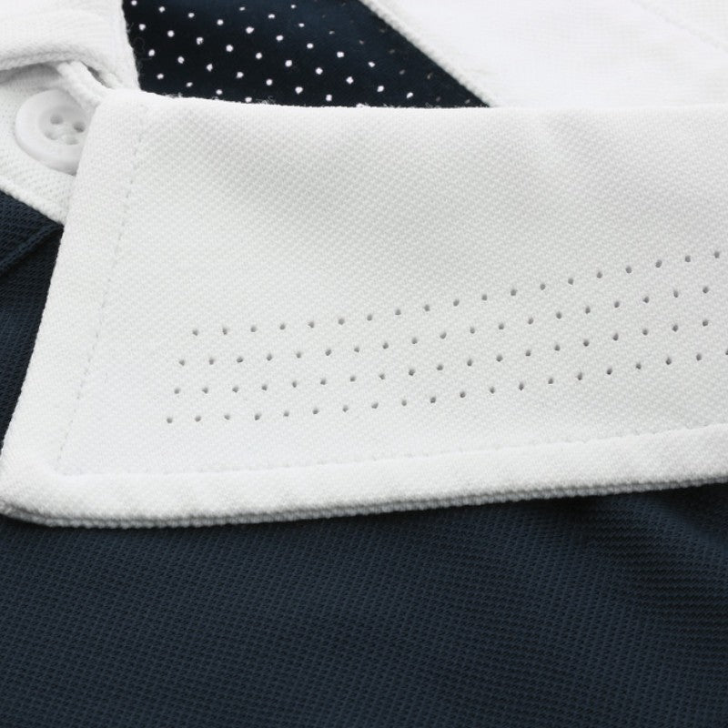 Equithème - Polo manches courtes homme Victor marine