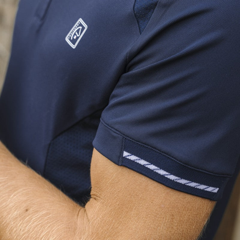 Equithème - Polo manches courtes homme Victor marine