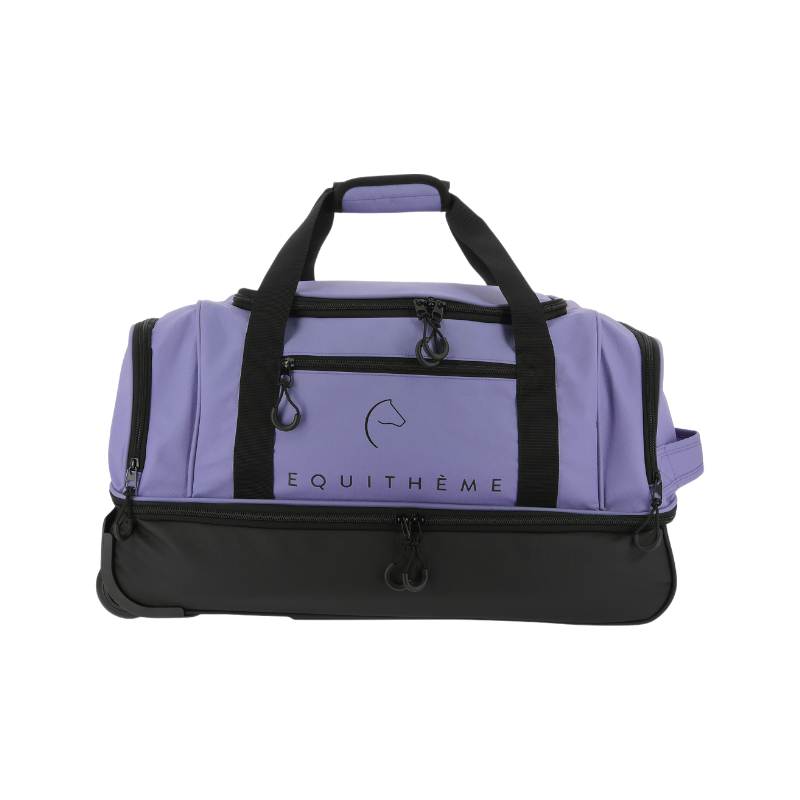 Equithème - Sac à roulettes Urban lilas