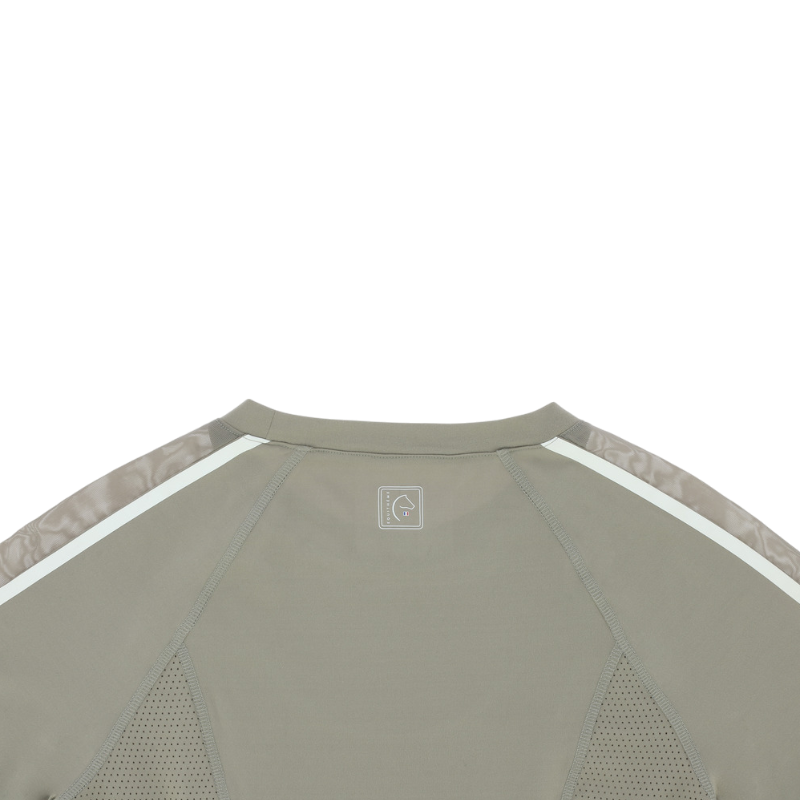 Equithème - T-shirt manches courtes femme Marion taupe