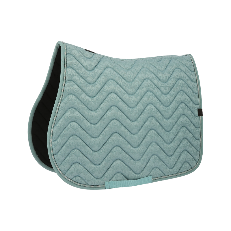Equithème - Tapis de selle Brocard bleu ciel