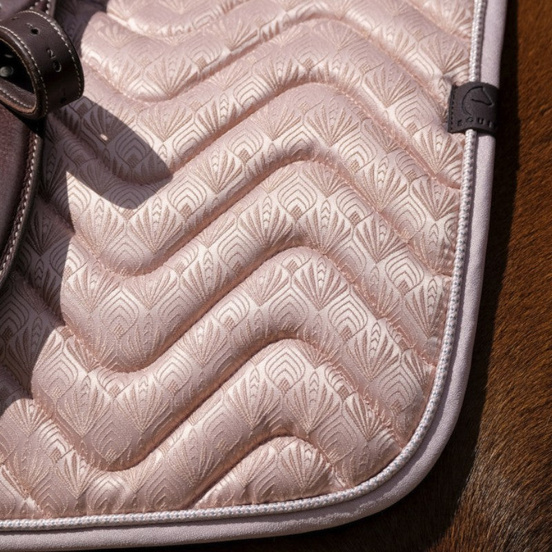 Equithème - Tapis de selle Brocard rose