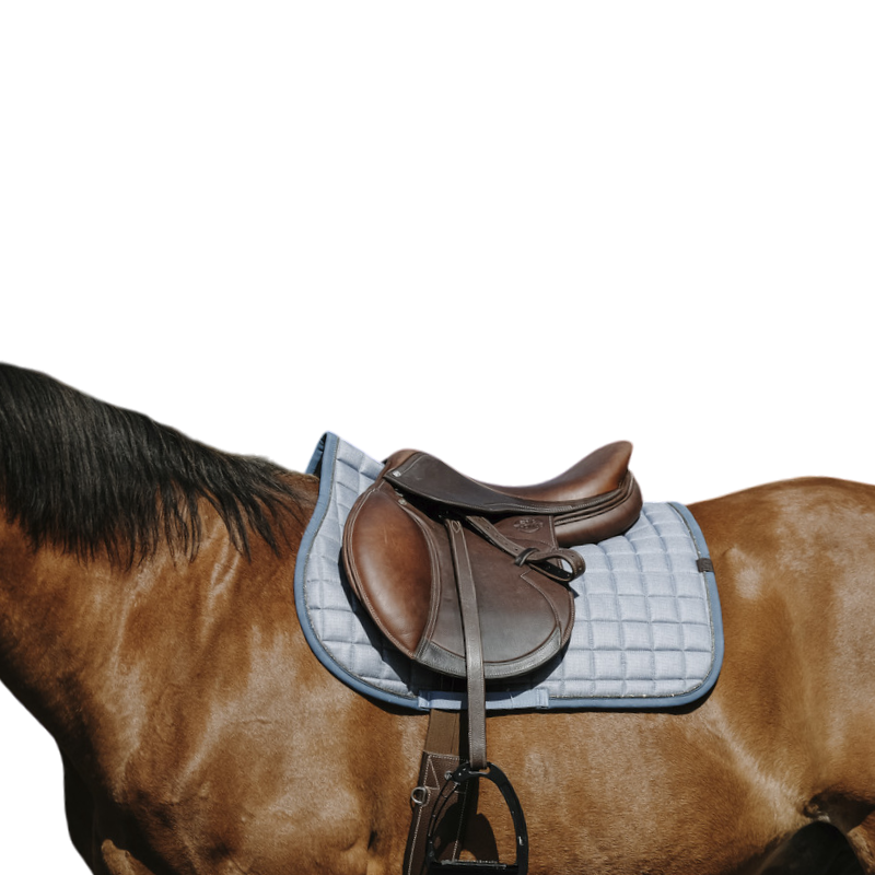 Equithème - Tapis de selle Chic bleu