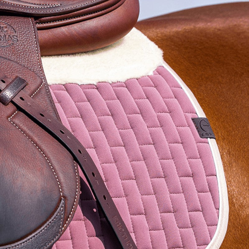 Equithème - Tapis de selle Dinard rose