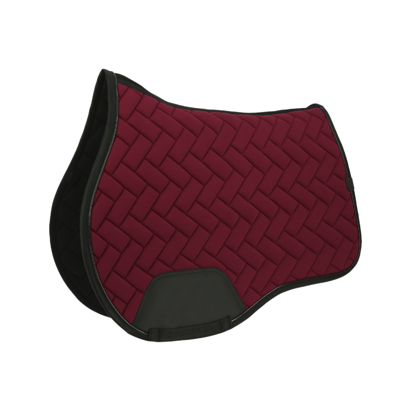 Equithème - Tapis de selle Impulsion bordeaux
