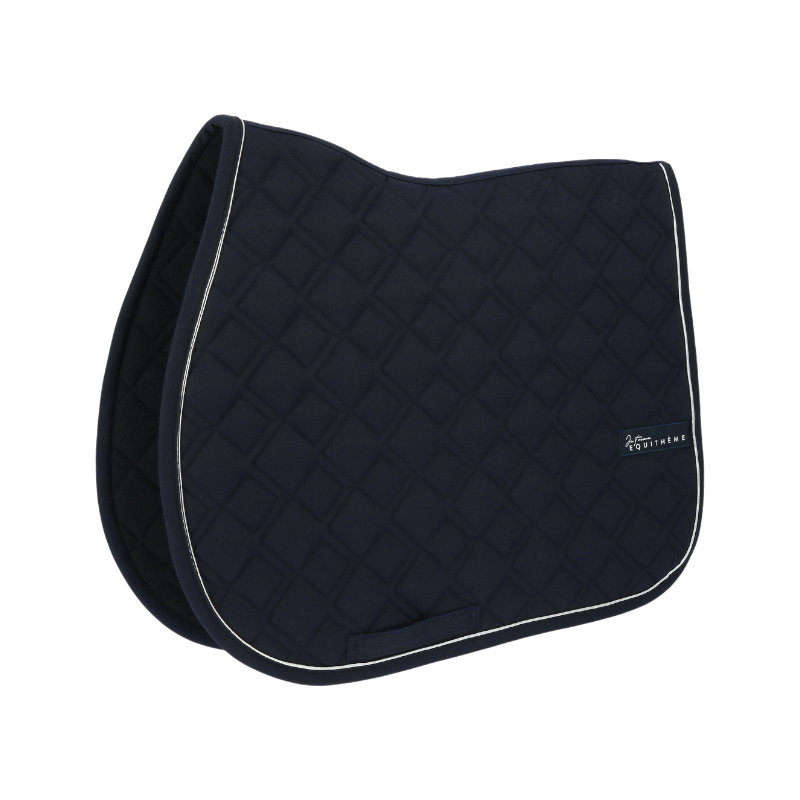 Equithème - Tapis de selle Mirror Je t'aime marine
