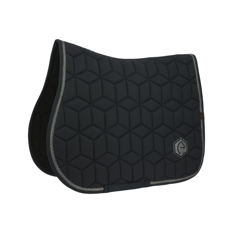 Equithème - Tapis de selle Softhex marine