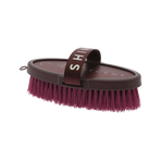 Equithème - Brosse douce Je t'aime bordeaux | - Ohlala