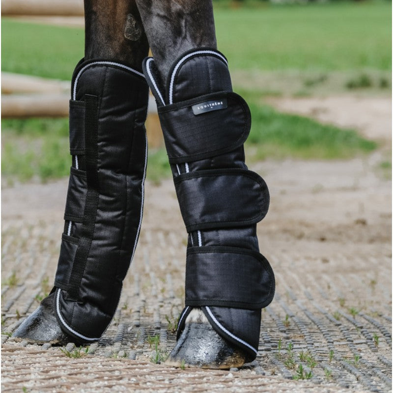 Equithème - Guêtres de transport Tyrex 600D noir