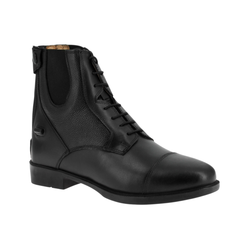 Equithème - Boots d'équitation EK-X-Confort zip + lacets noir