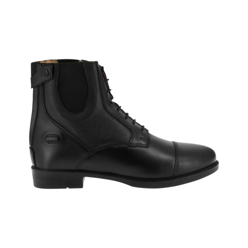 Equithème - Boots d'équitation EK-X-Confort zip + lacets noir