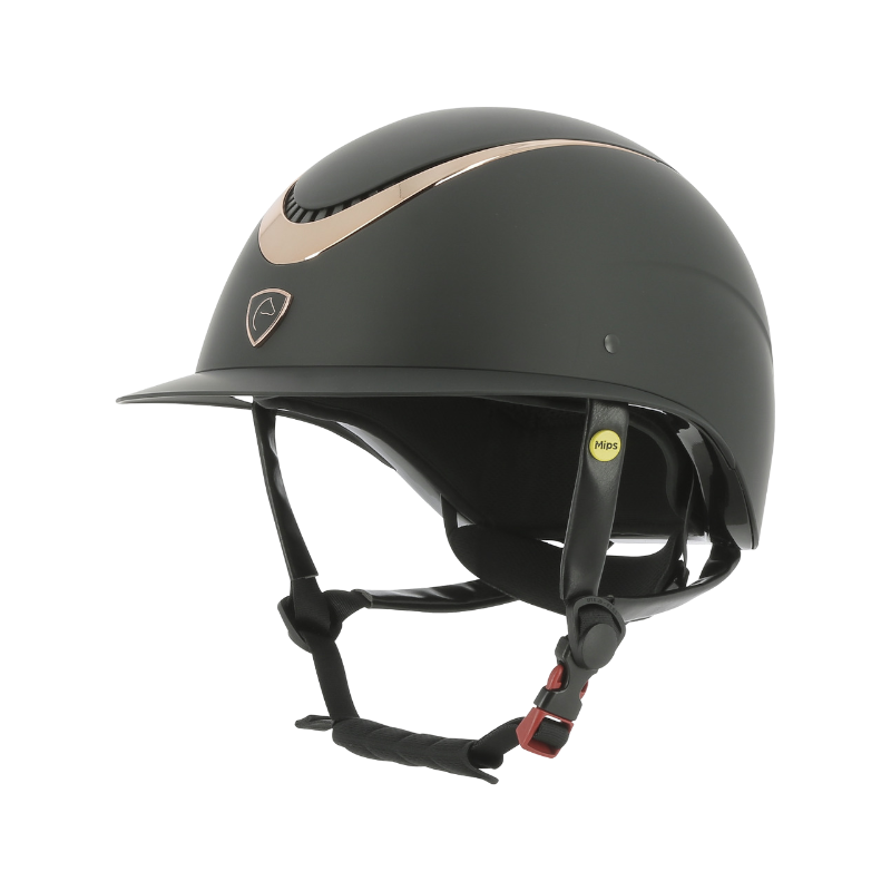 Equithème - Casque Wings rose gold/ noir