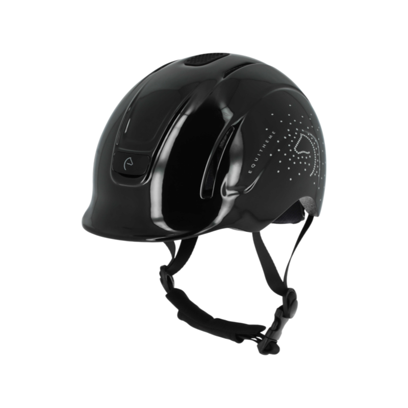 Equithème - Casque d'équitation enfant EK Pady galaxy noir