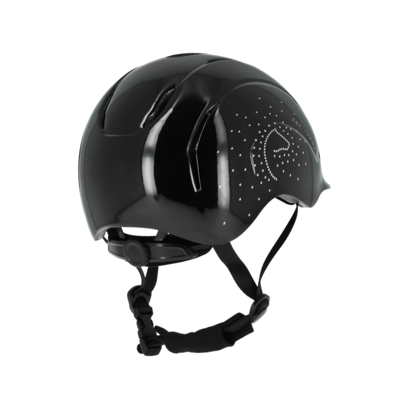 Equithème - Casque d'équitation enfant EK Pady galaxy noir