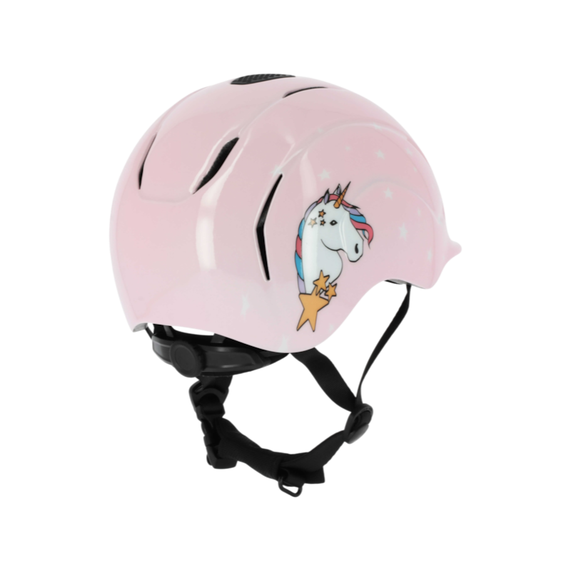 Equithème - Casque d'équitation enfant EK Pady licorne rose
