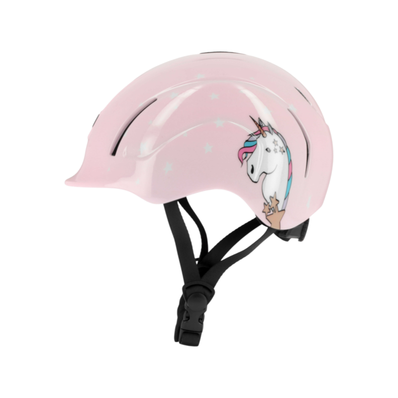 Equithème - Casque d'équitation enfant EK Pady licorne rose