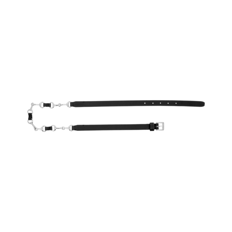 Equithème - Ceinture cuir EK-Mors noir