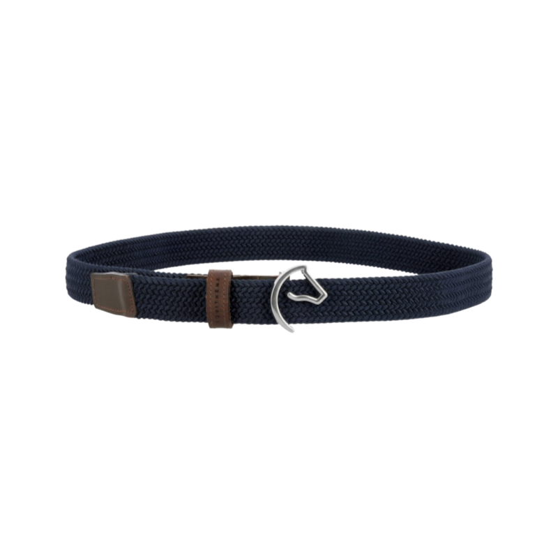 Equithème - Ceinture tressée EK-Horse marine
