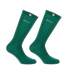 Equithème - Chaussette d'équitation Rose Je t'aime bleu canard