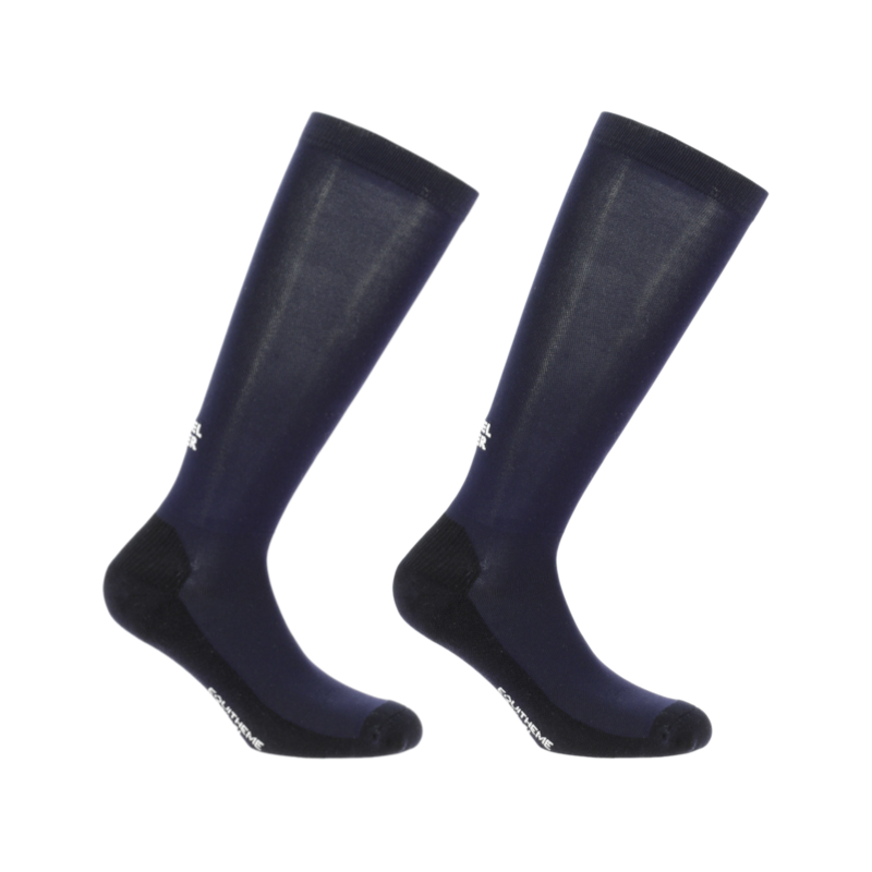 Equithème - Chaussettes d'équitation Nicole marine