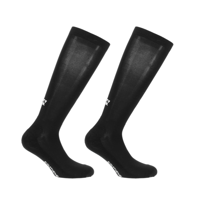 Equithème - Chaussettes d'équitation Nicole noir