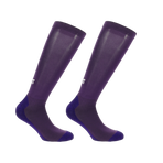 Equithème - Chaussettes d'équitation Nicole violet