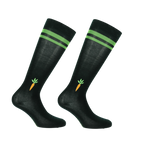 Equithème - Chaussettes d'équitation Nikita vert foncé/ vert clair