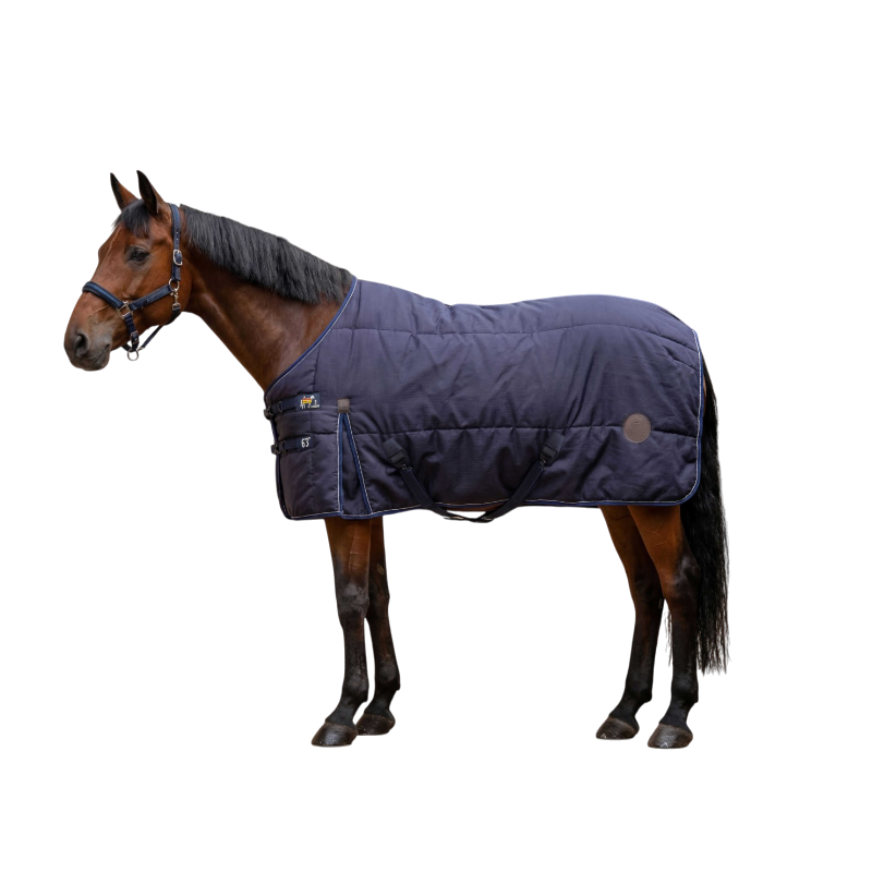 Equithème - Couverture d'écurie Classic 3 Layers marine 200g