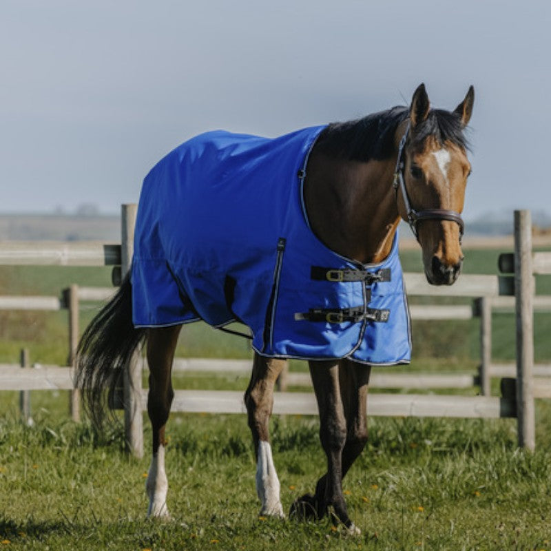 Equithème - Couverture d'extérieur Tyrex Aisance 1200D High Neck bleu roi 0g