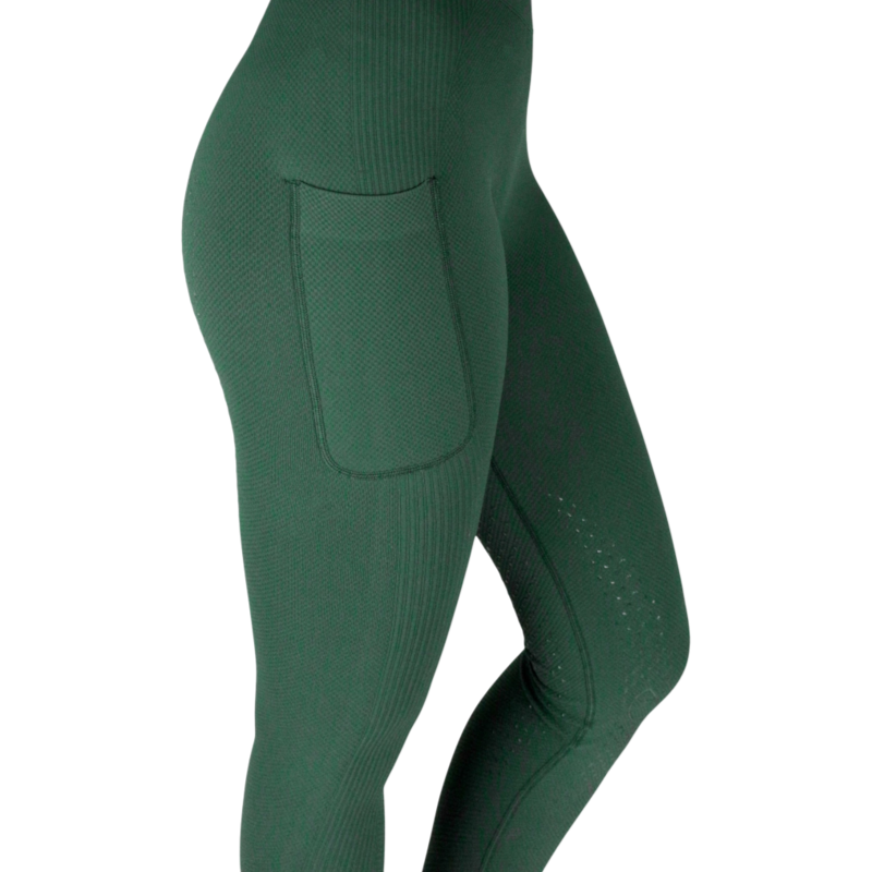 Equithème - Legging d'équitation femme Acacia bleu canard
