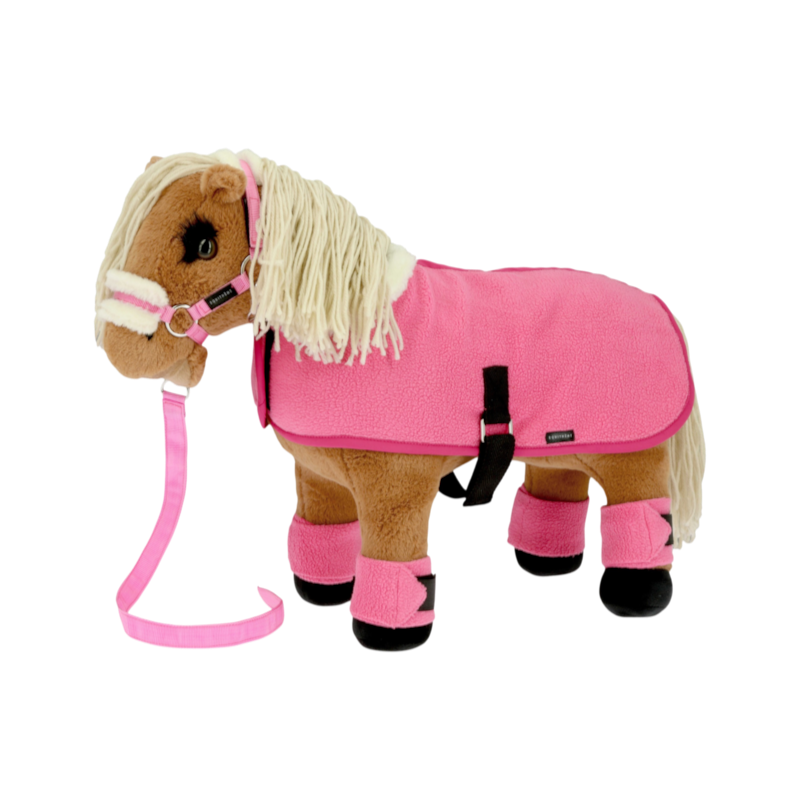 Equithème - Peluche mini poney Fleur alezan crins lavés