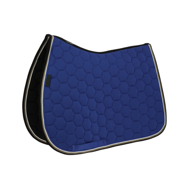 Equithème - Tapis de selle Coco bleu