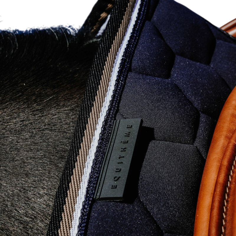 Equithème - Tapis de selle Coco marine