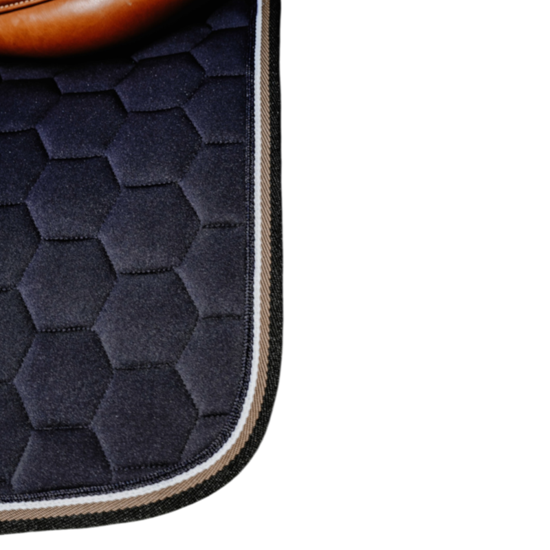 Equithème - Tapis de selle Coco marine