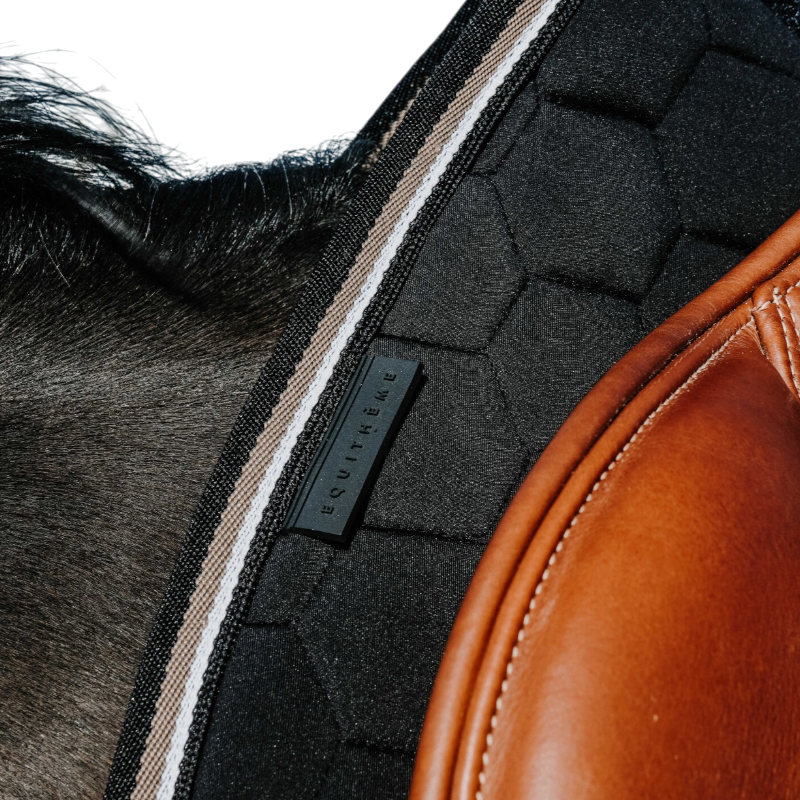 Equithème - Tapis de selle Coco noir